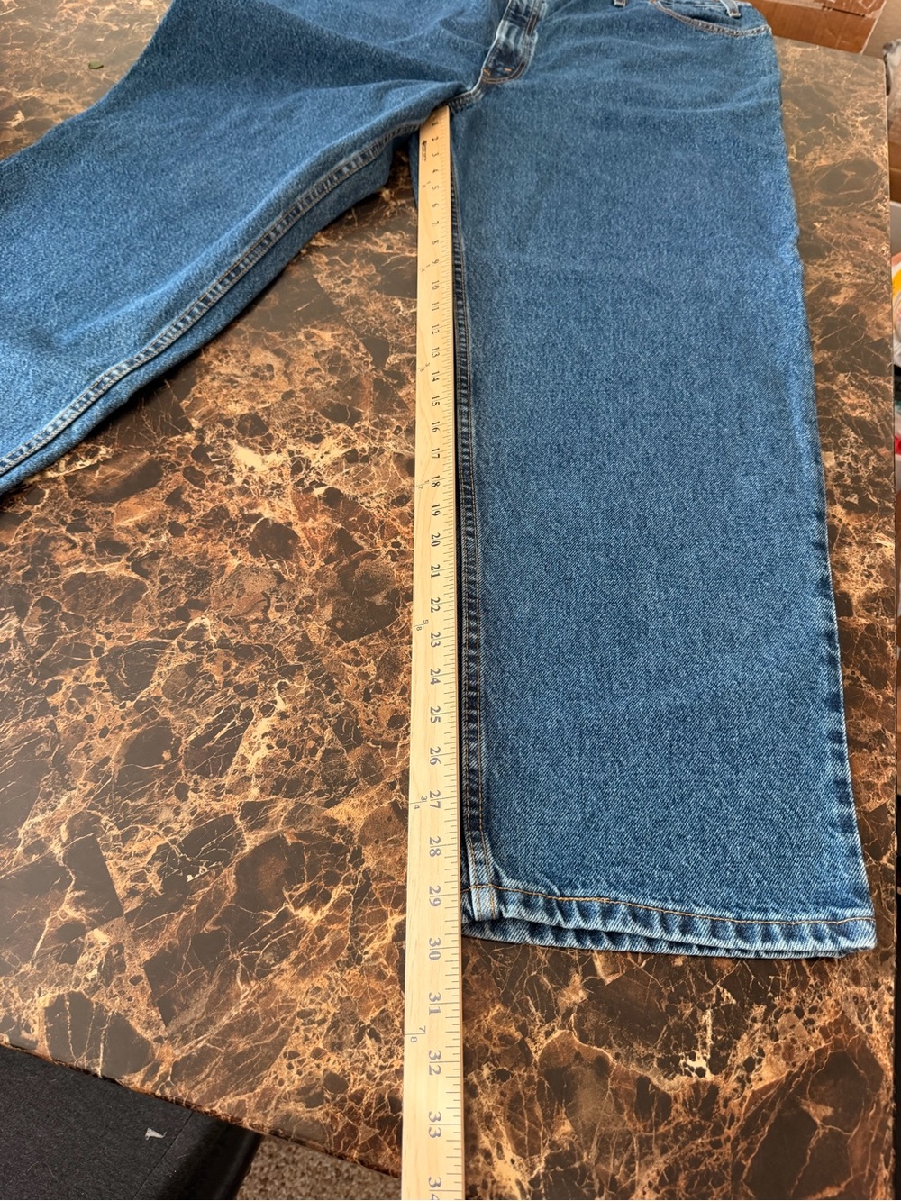 NWT  Made in USA Levi’s 540 Relaxed Fit Jeans Men’s W48 L30 NWT 100% Cotton - Picture 5 of 9